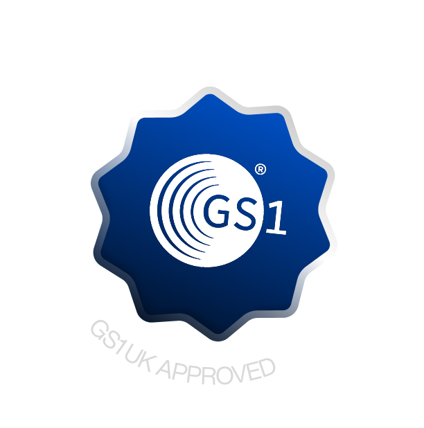GS1 UK Approved certification badge